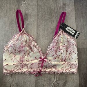 Heidi by Heidi Klum lace unlined bra size medium NWT